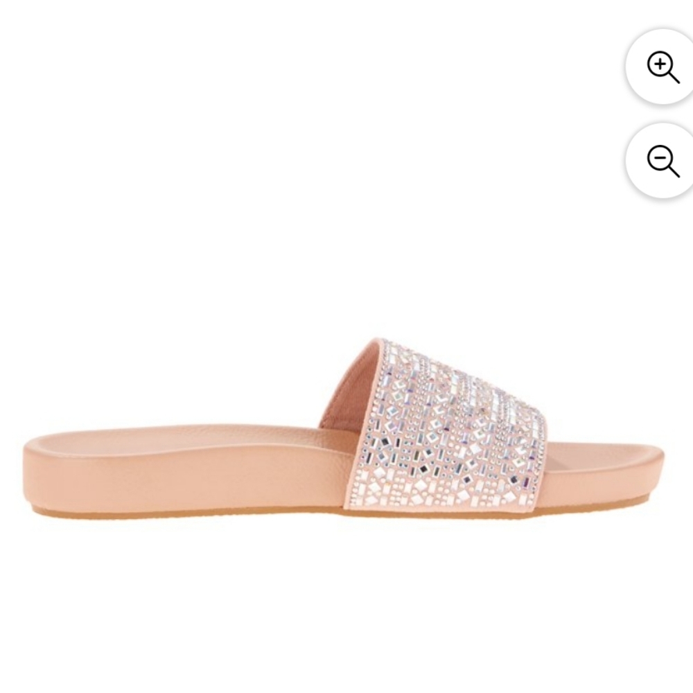 Big Buddha Rhinestone Slides - Picture 4 of 12